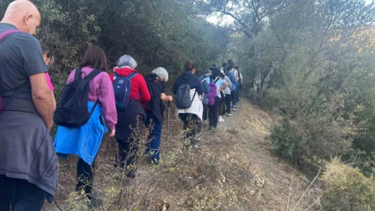 Cumhuriyet'in 101. yılında trekking etkinliğinde buluştular