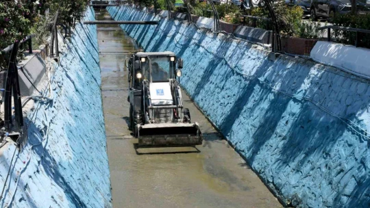 Damlacık Deresi'nde detaylı temizlik çalışması