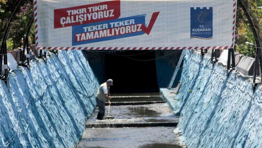 Damlacık Deresi'nde detaylı temizlik çalışması