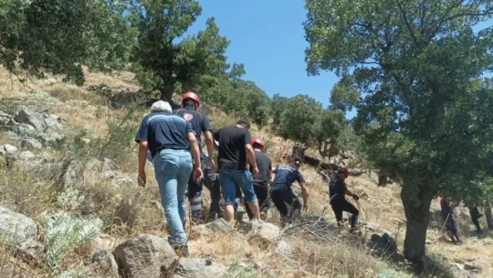 Dere kenarına düşen ve baygın halde bulunan yaşlı adam kurtarıldı