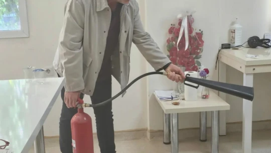 Devlet Hastanesi'nde hizmet içi eğitimler sürüyor