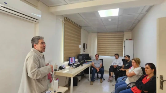 Devlet Hastanesi'nde hizmet içi eğitimler sürüyor