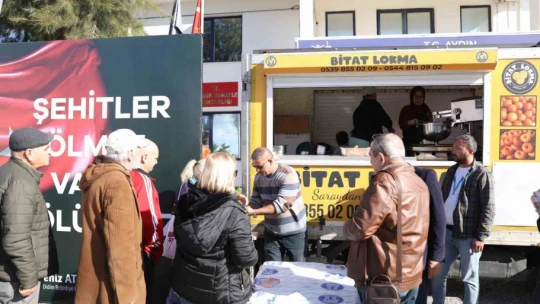 Didim Belediyesi'nden şehitler için lokma hayrı