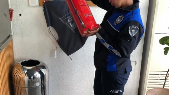 Didim Belediyesi'nden yangın güvenliği denetimi