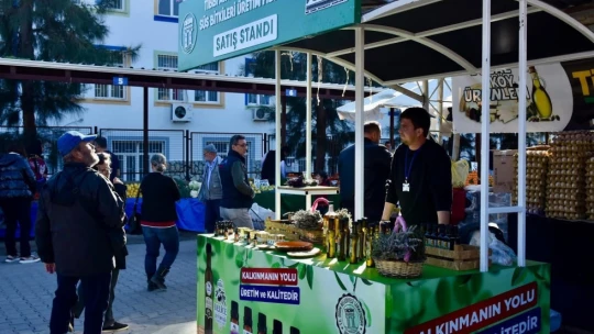 Didim Belediyesi'nin ürünleri semt pazarında vatandaşlarla buluşuyor
