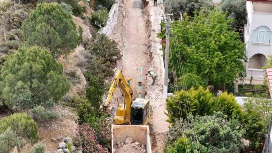 Didim'de altyapı çalışmaları son sürat devam ediyor