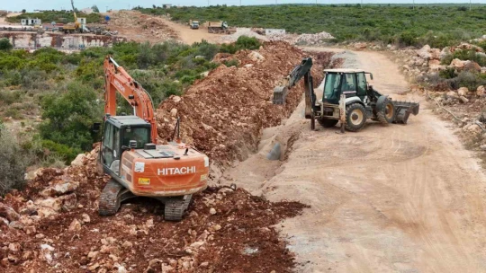 Didim'de altyapı çalışmaları son sürat devam ediyor