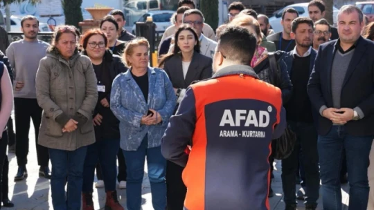Didim'de arama kurtarma eğitimleri devam ediyor