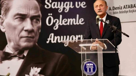 Didim'de Atatürk etkinlikle anıldı