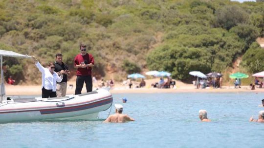 Didim'de gerçeğini aratmayan cankurtaran tatbikatı gerçekleştirildi