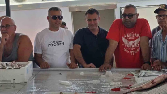 Didim'de ilk balık mezatı gerçekleştirildi