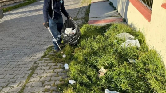 Didim'de mıntıka temizliği yapıldı