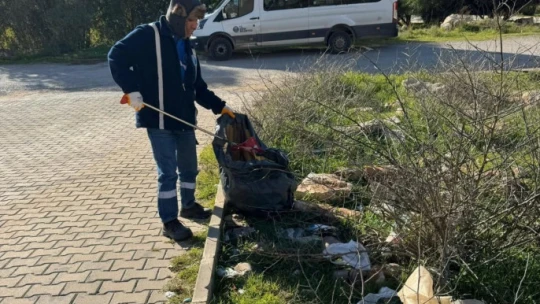 Didim'de mıntıka temizliği yapıldı