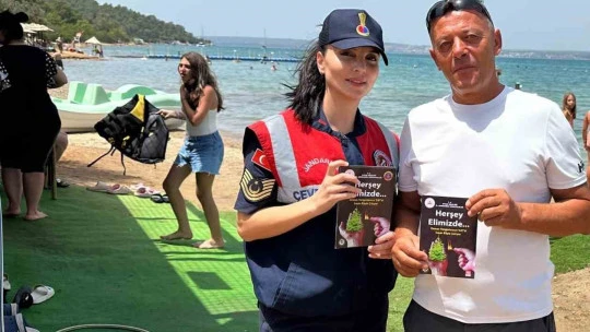 Didim'de vatandaşlar orman yangını riskine karşı bilgilendirildi