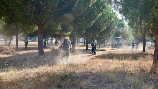 Didim'de yangınlara karşı örnek dayanışma