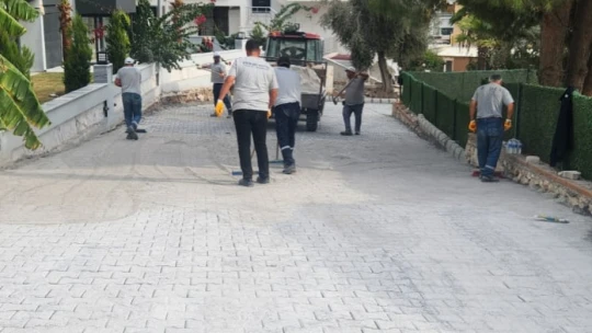 Didim'de yol yapım çalışmaları hız kesmiyor