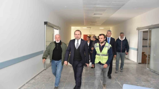 Didim Devlet Hastanesi inşaatı devam ediyor