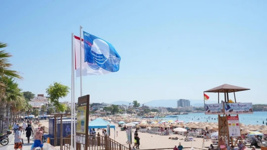 Didim'in plajları 'Mavi Bayrak'la taçlandı