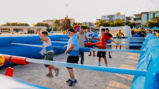 Didimli çocuklar yaz şenliklerinde doyasıya eğlendi