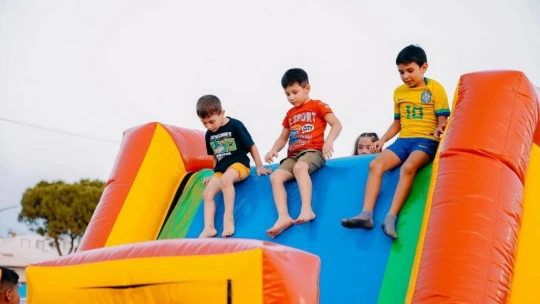Didimli çocuklar yaz şenliklerinde doyasıya eğlendi
