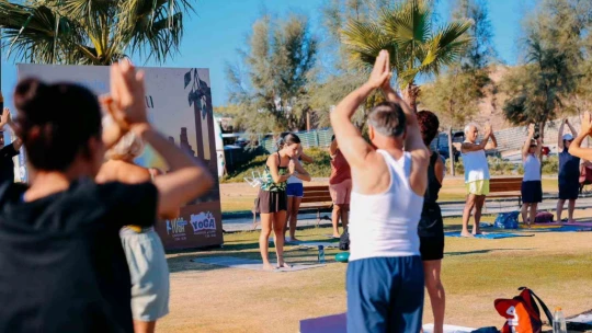 Didimliler güne sabah sporu ile başlıyor