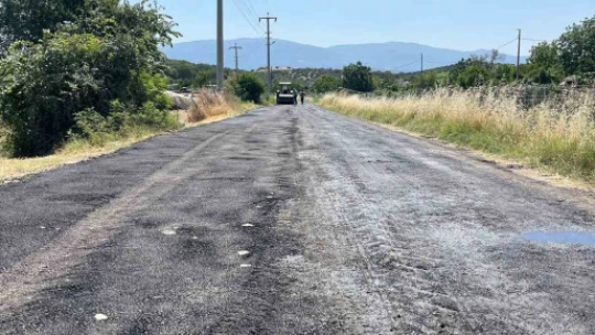 Direcik'in yolları konfora kavuştu