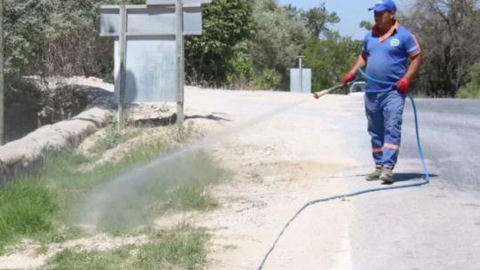 Direcik Mahallesi'nde belediye ekipleri iş başı yaptı