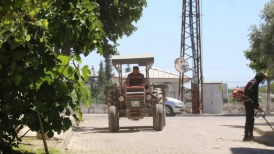 Direcik Mahallesi'nde belediye ekipleri iş başı yaptı