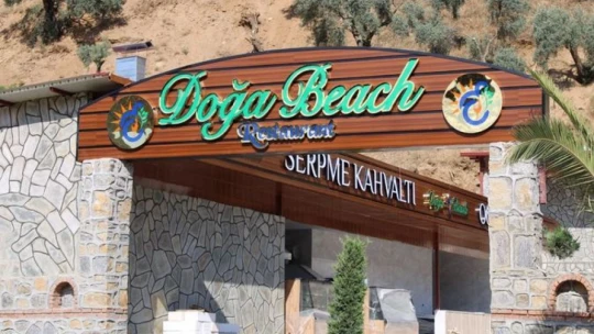 'Doğa Beach Restorant' açılışı için gün sayıyor