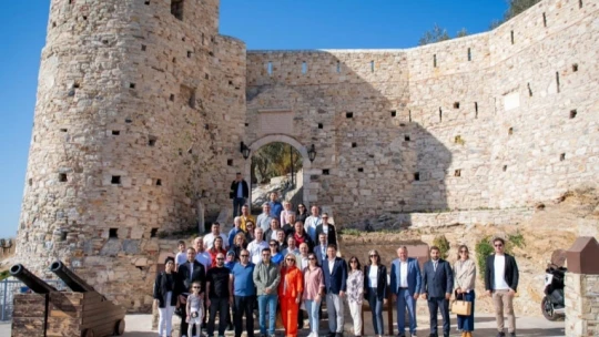 Doğal Şehirler Birliği'ne üye belediye başkanları Kuşadası'na hayran kaldı