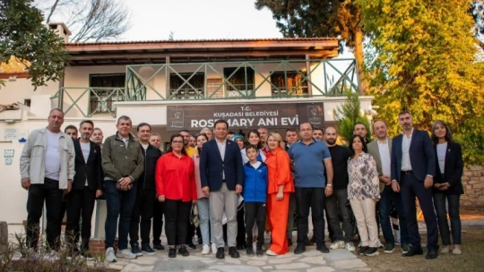 Doğal Şehirler Birliği'ne üye belediye başkanları Kuşadası'na hayran kaldı