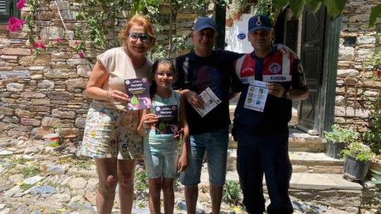 Doğanbey'de orman yangınlarına dikkat çekildi