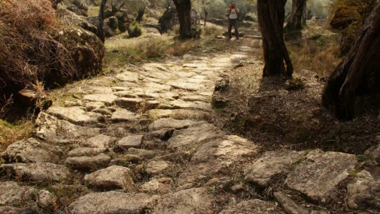 Doğaseverler, antik yollara dikkat çekti