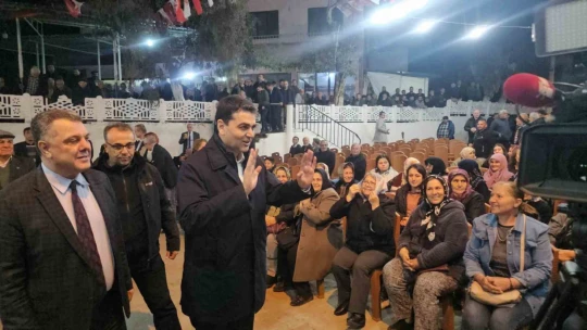DP Genel Başkanı Uysal, Aydın programı kapsamında Ortakçı Köyü'nde miting düzenledi