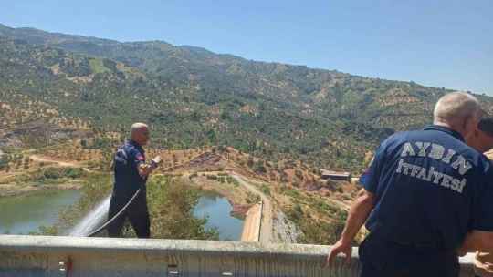 Dumanı gören bölgeye koştu, yangın kısa sürede söndürüldü