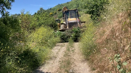 Efeler Belediyesi kırsal mahallelerde yol çalışmalarını sürdürüyor