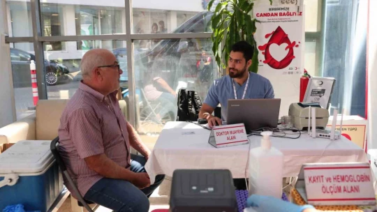 Efeler Belediyesi'nden kan bağışına destek
