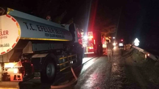 Efeler Belediyesi'nden Kuyucak'taki yangına destek