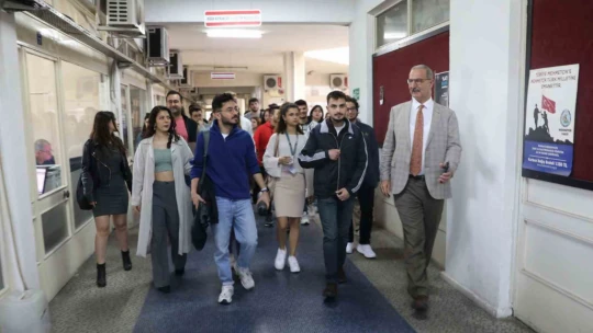 Efeler Belediyesi tıp öğrencilerini ağırladı
