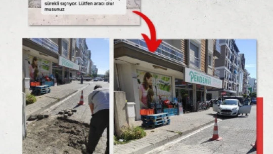 Efeler Belediyesi vatandaşların sorununu çözüyor