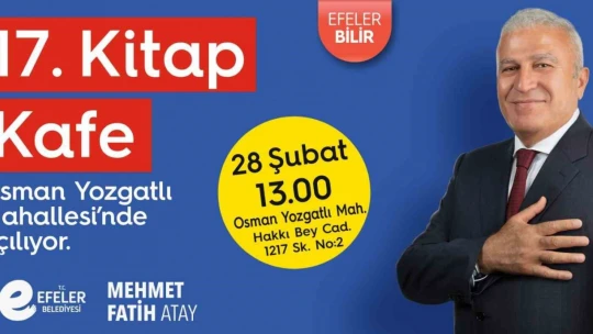 Efeler'de 17'nci Kitap Kafe açılış için gün sayıyor