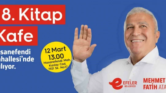 Efeler'de 18. Kitap Kafe açılıyor