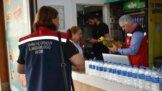 Efeler'de eş zamanlı 'yağ' denetimi