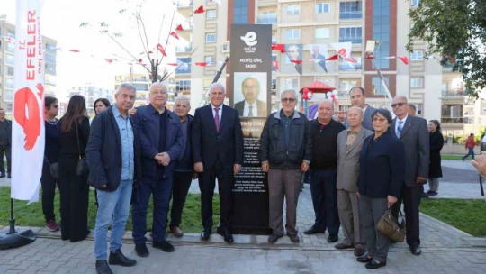 Efeler'de Memiş Dinç Parkı hizmete açıldı