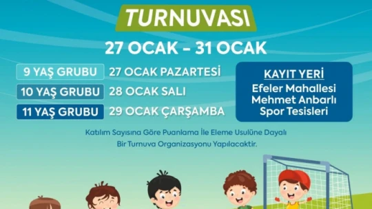 Efeler'de öğrenciler futbol turnuvasında buluşacak