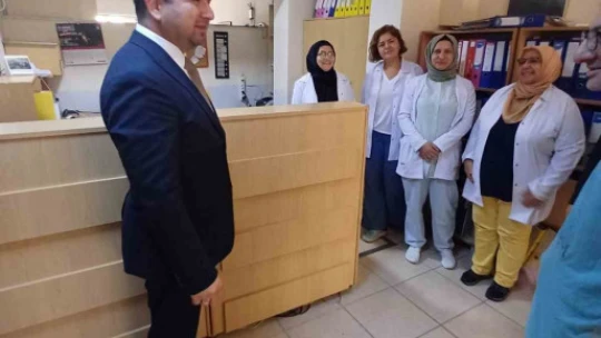 Efeler'deki sağlık merkezlerinde incelemelerde bulunuldu