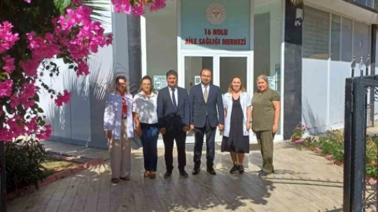 Efeler'deki sağlık merkezlerinde incelemelerde bulunuldu