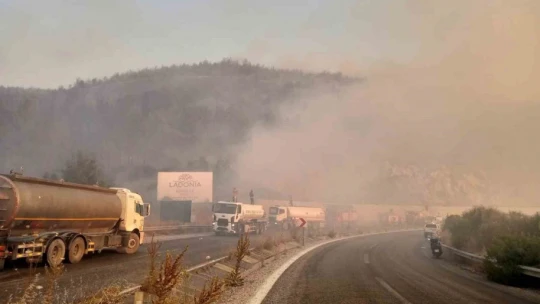 Efeler'den yangın söndürme çalışmalarına destek
