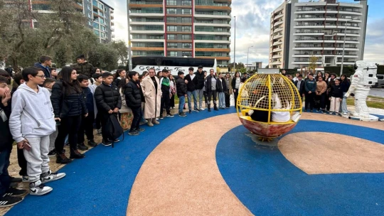 Efeler'in Bilim Parkı Nazillili öğrencileri ağırladı