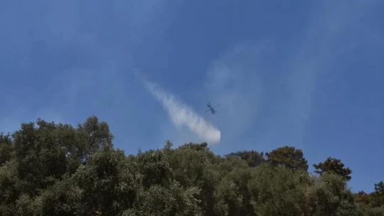 Ekipler zamanla yarıştı, önce alevlere sonra köylülerin yüreklerine su serptiler